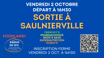 Sortie &agrave; Saulnierville
