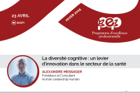 Conférence PEP :  La diversité cognitive : un levier d’innovation dans le secteur de la santé