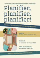 Planifier, planifier, planifier !