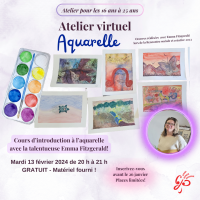 Atelier d'aquarelle virtuel