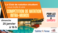 Comp&eacute;tition de natation intra-muros