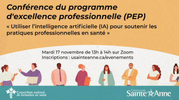 Conf&eacute;rence - Programme d'excellence professionnelle