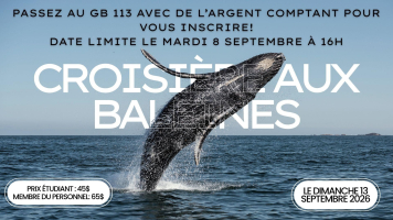 Croisi&egrave;re aux baleines