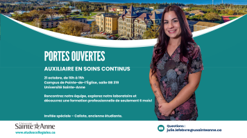 Portes ouvertes : Auxiliaire en soins continus