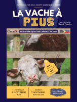 La vache &agrave; Pius