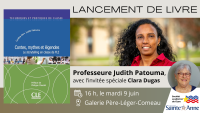 Lancement du livre Contes, mythes et l&eacute;gendes de la professeure Judith Patouma