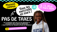 Pas de taxes au Magasin Campus