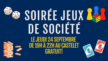 Soir&eacute;e jeux de soci&eacute;t&eacute;