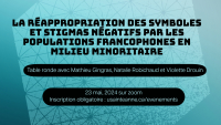 La réappropriation des symboles et stigmas négatifs par les populations francophones en milieu minoritaire