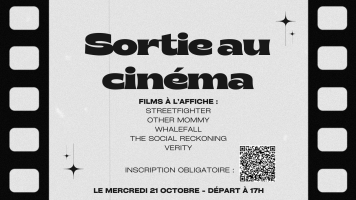 Sortie au cin&eacute;ma