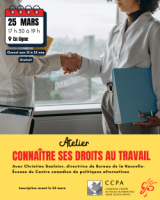 Atelier : Conna&icirc;tre ses droits au travail