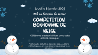 Comp&eacute;tition Bonhomme de Neige