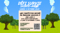Défi survie Sainte-Anne