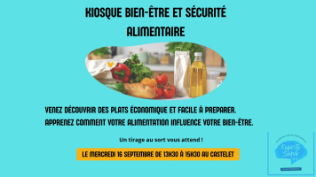 Kiosque bien-&ecirc;tre et s&eacute;curit&eacute; alimentaire 