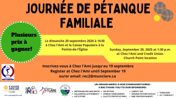 Journ&eacute;e de p&eacute;tanque familiale