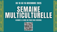 Date limite pour s'inscrire à la Semaine multiculturelle