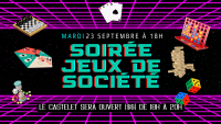 Soirée jeux de société