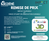 Remise de prix : Impact durable et Vince Stuart en innovation durable