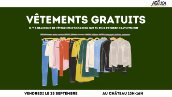 Vente de v&ecirc;tements gratuits