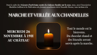 Marche et veillée aux chandelles