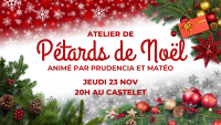 Atelier de pétards de Noël