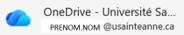 Le bouton d'enregistrement dans OneDrive